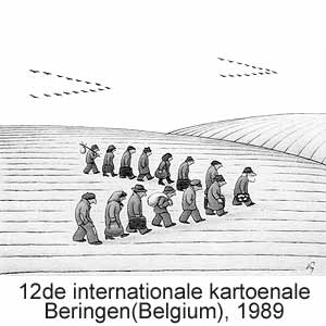 12de internationale kartoenale DE TOERIST, Berngen, Belgium, 1989