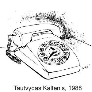 Tautvydas Kaltenis, Sluota(Vilnius), # 8, 1988