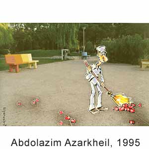 Abdolazim Azarkheil, Flower & love contest, Dicaco, 1995