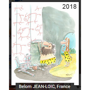 Belom Jean-Loic (France), 50 world gallery of cartoons, Skopje