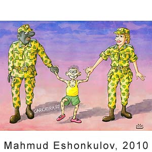 Mahmud Eshonkulov, www.caricatura.ru, 12.02.2010