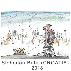 Slobodan Butir(Croatia), 3rd Animal Cartoon Contest(Belgrade), 2018